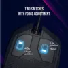 Mouse gamer LORGAR Stricter 579 com fio, tela OLED de até 12.000 DPI RGB Pixart PMW 3336, 9 botões macro, preto thumbnail (11 of 16)