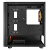 COUGAR PC Case UNIFACE RGB Sort Mini Tower Mesh Frontpanel 2x 140mm RGB Fan + 1x 120mm RGB Fan TG venstre panel thumbnail (8 of 23)