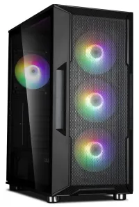 Zalman case I3 Neo middle tower ATX 4x120 RGB 2xUSB 3.0 1xUSB 2.0 lato vetro nero Zalman case I3 Neo middle tower ATX 4x120 RGB 2xUSB 3.0 1xUSB 2.0 lato vetro nero (1 of 5)