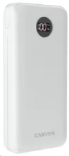 CANYON powerbank PB-2002 20000mAh Li-poly QC&PD display In USB-C Out 1x USB-C + 2x USB-A white
