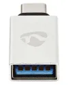 NEDIS PROFIGOLD USB-C USB 3.2 Gen 1 Adapter USB-C Plug - USB-A Socket Aluminium Sëlwer BOX thumbnail (3 of 3)