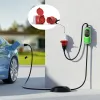 EVSE AC kaasaskantav kolmefaasiline laadija elektrisõidukitele kodudesse 11kW 400V 16A 6m kaabel T2 pistikuga thumbnail (9 of 12)