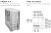 COUGAR PC Case MX600 Black Mid Tower Mesh Front Panel 3 x 140mm + 1 x 120mm Fans Transparent Left Panel thumbnail (15 of 28)