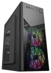 EUROCASE MidT ML N6-560B ARGB ilman lähdettä 2x USB 3.0 musta