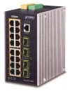 Planet IGS-6325-16P4S průmyslový L3 switch 16x1Gb 4x2.5G SFP PoE 802.3at 320W 48-56VDC -40~75°C IP30 fanless