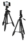 Tripod taistil, fón póca, ceamaraí, ualach 2kg, rialú Bluetooth thumbnail (7 of 7)