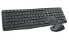 Logitech set MK235 Wireless keyboard + mouse 2 4GHz USB receiver CZ gray