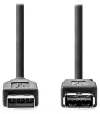 NEDIS Verlängerungskabel USB 3.2 Gen 1 USB-A Stecker USB-A Weiblich 5 Gbps Ronn Schwaarz Bulk 2m
