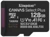 KINGSTON Canvas Select Plus Gen3 128GB microSDXC A1 iki 150 MB be adapterio