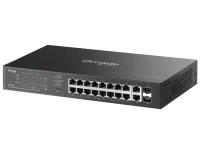 TP-Link ES220GP Omada 20-портов гигабитов лесно управляем комутатор 2x GLAN 16x GLAN PoE+ 2x SFP 150W PoE бюджетен 1U (1 of 3)