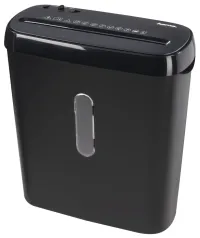 HAMA Schredder Basic S6-Format A4 Längsschnëtt schneidt bis zu 6 Blieder Geheimnisniveau P-2 schwaarz HAMA Schredder Basic S6-Format A4 Längsschnëtt schneidt bis zu 6 Blieder Geheimnisniveau P-2 schwaarz (1 of 3)