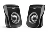 GENIUS kõlar SP-Q180 Raudhall 2.0 6W USB toiteplokk 3.5mm pesa must hall