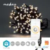 NEDIS Wi-Fi išmanusis dekoratyvinis LED šiltai baltas 200 LED Android ir iOS Nedis® SmartLife 20 m thumbnail (4 of 4)