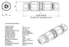 XtendLan I spojka na dráty do průměru 275mm voděodolná instalace kabeláže 55mm až 85mm (průměr) thumbnail (3 of 4)