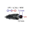 TRX Akyga 90W power adapter charger HP Compaq 19V 4.7A 7.4x5.0mm connector + pin not original thumbnail (2 of 2)