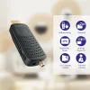STÆRK DVB-T T2 tuner HDMI stick SRT 84 Full HD H.265 HEVC ekstern antenne EPG PVR HDMI USB mikro USB IR sort thumbnail (7 of 9)