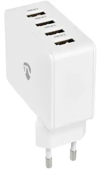 NEDIS hálózati töltő 24 W 5V 4x 2.4 A gyorstöltés 4x USB-A fehér NEDIS hálózati töltő 24 W 5V 4x 2.4 A gyorstöltés 4x USB-A fehér (1 of 7)