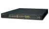 Planet SGS-6341-24P4X L3 PoE stikalo 24x 1000Base-T 4x 1Gb SFP 4x 10Gb SFP+ HW IP sklad VSF Cl. stikalo 802.3 pri 370W