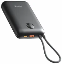 Swissten Power bank VOLTBOX 35W 20000 mAh con cavi USB-C e Lightning integrati nero Swissten Power bank VOLTBOX 35W 20000 mAh con cavi USB-C e Lightning integrati nero (1 of 5)