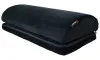 AROZZI Foot Rest Soft Fabric Velvet Black ergonomický polštář pod nohy sametově černý