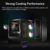 COUGAR PC-Gehäuse DUOFACE Pro Schwarz Mid Tower Airflow Frontpanel TG Linkes Panel 2 x ARGB 140 mm & 1 x 120 mm Lüfter thumbnail (19 of 32)