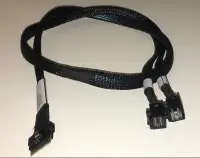 Broadcom LSI internt U.3-kabel 1,0 m SlimLine x8 (SFF-8654) til 2x Mini-SAS HD (SFF-8643) sort Broadcom LSI internt U.3-kabel 1,0 m SlimLine x8 (SFF-8654) til 2x Mini-SAS HD (SFF-8643) sort (1 of 2)