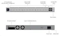 Ubiquiti Switch Etherlighting™ di livello 3 professionale con (2) 10 GbE (22) 2.5 GbE e (4) porte 10G SFP+ Ubiquiti Switch Etherlighting™ di livello 3 professionale con (2) 10 GbE (22) 2.5 GbE e (4) porte 10G SFP+ (1 of 1)