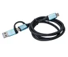 I-tec connection cable USB 3.1 (Type-C) to USB 3.1 (Type-C) with USB 3.0 adapter