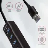 AXAGON Hub USB-A HMA-CR3A USB 3.2 Gen1 3x USB-A MicroSD SD Metallgehäuse 0,2 m thumbnail (5 of 5)