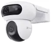 Câmera IP EZVIZ H90 2K PTZ Wi-Fi 2 x 4Mpix Lente de proteção IP65 28 + 6mm H.265 Iluminação IR até 30m branco
