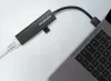 AXAGON hub USB-A HMA-GL3A USB 3.2 Gen1 3x USB-A GLAN corpo in metallo 0,2 m thumbnail (2 of 2)