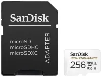 SanDisk High Endurance microSDXC 256GB C10 U3 V30 Full HD 4K video dashcams og hjemmeovervågning + SD-adapter SanDisk High Endurance microSDXC 256GB C10 U3 V30 Full HD 4K video dashcams og hjemmeovervågning + SD-adapter (1 of 2)