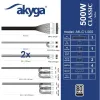 Akyga PC toiteplokk ATX 500W P4+4 2x PCI-E 6+2 pin 4x SATA 2x Molex APFC 120mm thumbnail (5 of 5)