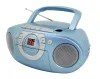 Soundmaster SCD5100BL Seinnteoir CD Seinnteoir Caiséad FM Raidió Gorm