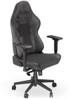 Endorfy herní židle Scrim BK kombinace textil kůže černá