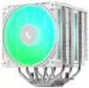 Refroidisseur DEEPCOOL AG620 G2 WH ARGB, 2 ventilateurs 120 mm, 6 caloducs PWM, compatible Intel et AMD, blanc