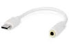 NEDIS USB 2.0 adapter USB-C pistik - 3,5 mm pistikupesa ümmargune valge blister 10 cm