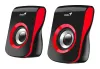 GENIUS kõlar SP-Q180 Red 2.0 6W USB toiteallikas 3.5mm pesa must-punane