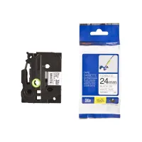 BROTHER flexibele tape TZE-FX251 transparant-zwart 24mm BROTHER flexibele tape TZE-FX251 transparant-zwart 24mm (1 of 1)