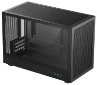 DEEPCOOL behuizing CH260 microATX 2 x USB 3.0 USB-C mesh paneel gehard glas zwart (1 of 7)