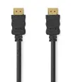 Cabo HDMI 2.0 de alta velocidade NEDIS com conectores HDMI-HDMI banhados a ouro Ethernet 4K a 60 Hz preto a granel 15 m thumbnail (2 of 3)