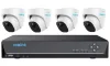 Комплект Reolink NVS8-8MD4 видеорегистратор и 4 IP-камеры P334 8x PoE, включая жесткий диск 2 ТБ (макс. 2x 6 ТБ) IP-камеры VGA HDMI 8