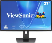 ViewSonic VG2719U-4K 27" UHD rammeløs IPS-skærm med 2 HDMI DP USB-type CUSB dobbelthøjttalere ergonomisk stativ ViewSonic VG2719U-4K 27" UHD rammeløs IPS-skærm med 2 HDMI DP USB-type CUSB dobbelthøjttalere ergonomisk stativ (1 of 11)