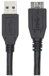 NEDIS kabel USB 3.0 stik USB-A - stik USB-Micro B sort bulk 50cm thumbnail (2 of 2)