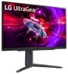 LG monitor 27GR75Q-B 27" QHD 165Hz 2560x1440 16:9 300 cd m2 1ms (GtG) HDMI DP Pivot height adjustable thumbnail (2 of 6)