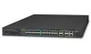 Planet XGS-6350-24X4C Коммутатор L3 24x10G SFP+ 4x40 100G QSFP+ QSFP28 L3 RIP OSPF QoS 2 входа питания thumbnail (1 of 3)