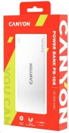CANYON powerbanka PB-108W 10000mAh Li-polInput 5V (MicroUSB Lightning - Apple)Output 5V (2xUSB-A)bílá thumbnail (3 of 4)