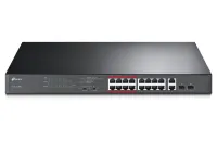 Switch PoE no administrado TP-Link TL-SL1218MP de 16 puertos 10/100 Mbps + 2 puertos Gigabit Switch PoE no administrado TP-Link TL-SL1218MP de 16 puertos 10/100 Mbps + 2 puertos Gigabit (1 of 3)