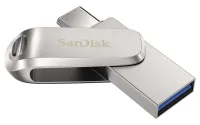 SanDisk Ultra Dual Drive Luxe USB-C 512GB USB 3.0 Type-C USB 3.0 Τύπου-A ασημί SanDisk Ultra Dual Drive Luxe USB-C 512GB USB 3.0 Type-C USB 3.0 Τύπου-A ασημί (1 of 5)