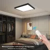 IMMAX NEO LITE FRAME SMART ceiling light 60x60cm IP44 CCT with BEACON Wi-Fi TUYA support black thumbnail (8 of 18)